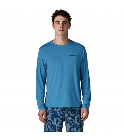 Patagonia Long-Sleeved Capilene Cool Daily Shirt - Boardshort Logo M's