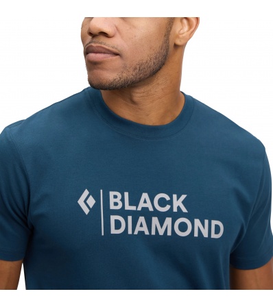 Black Diamond Mini Stacked SS Tee M's